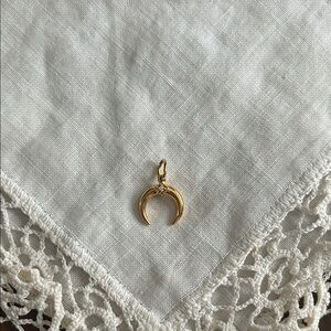 Kendra Scott 18k Gold Vermeil Cresent Horn Charm